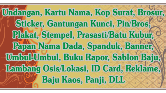 Jasa Digital Printing A3 Plus Murah & Terbaik Di Labuan Bajo Nusa Tenggara Timur.